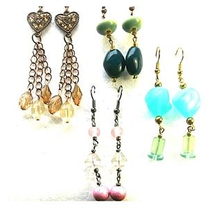 Earring Dangle Handmade Jewelry Set 5 ct